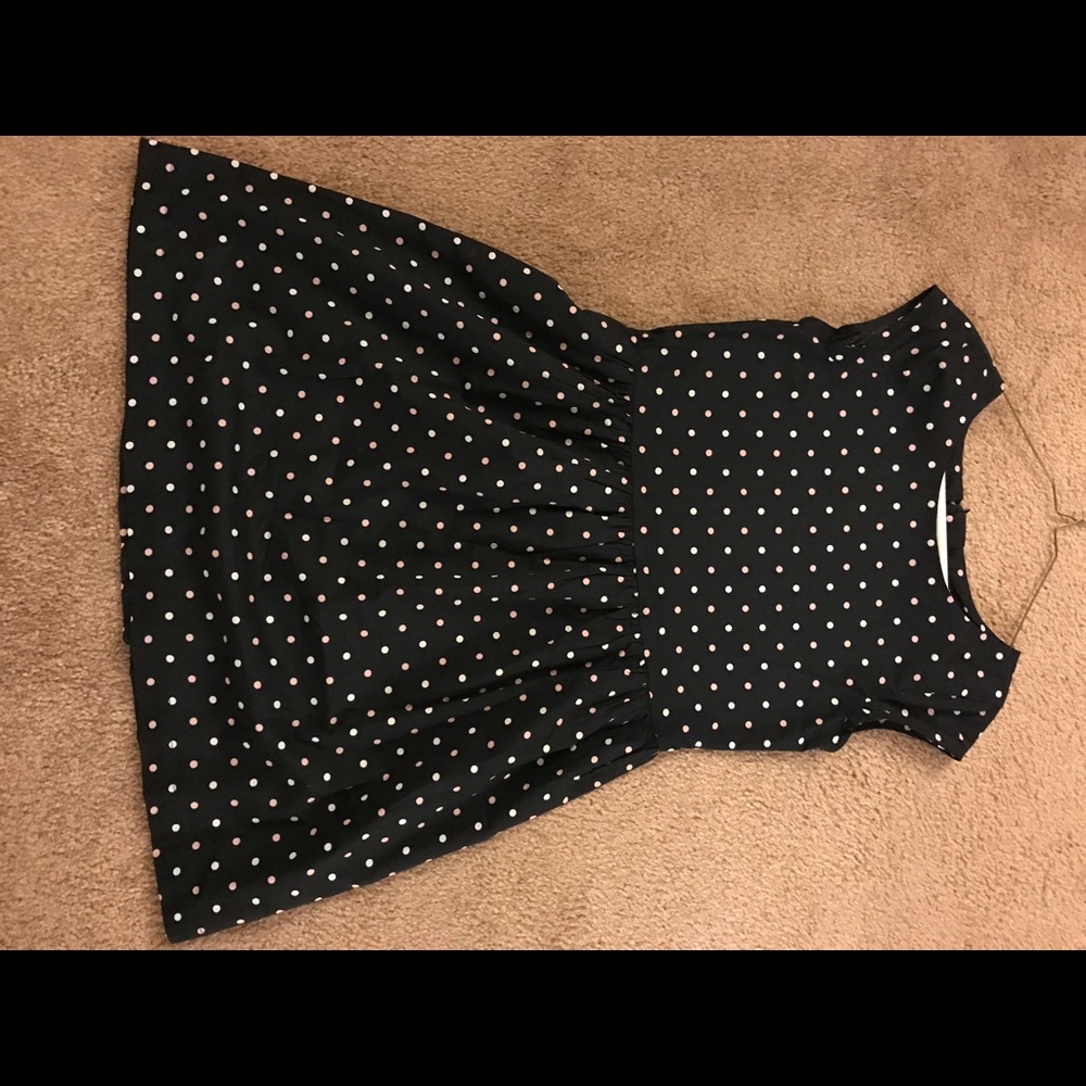 Black Polka Dot GAP dress